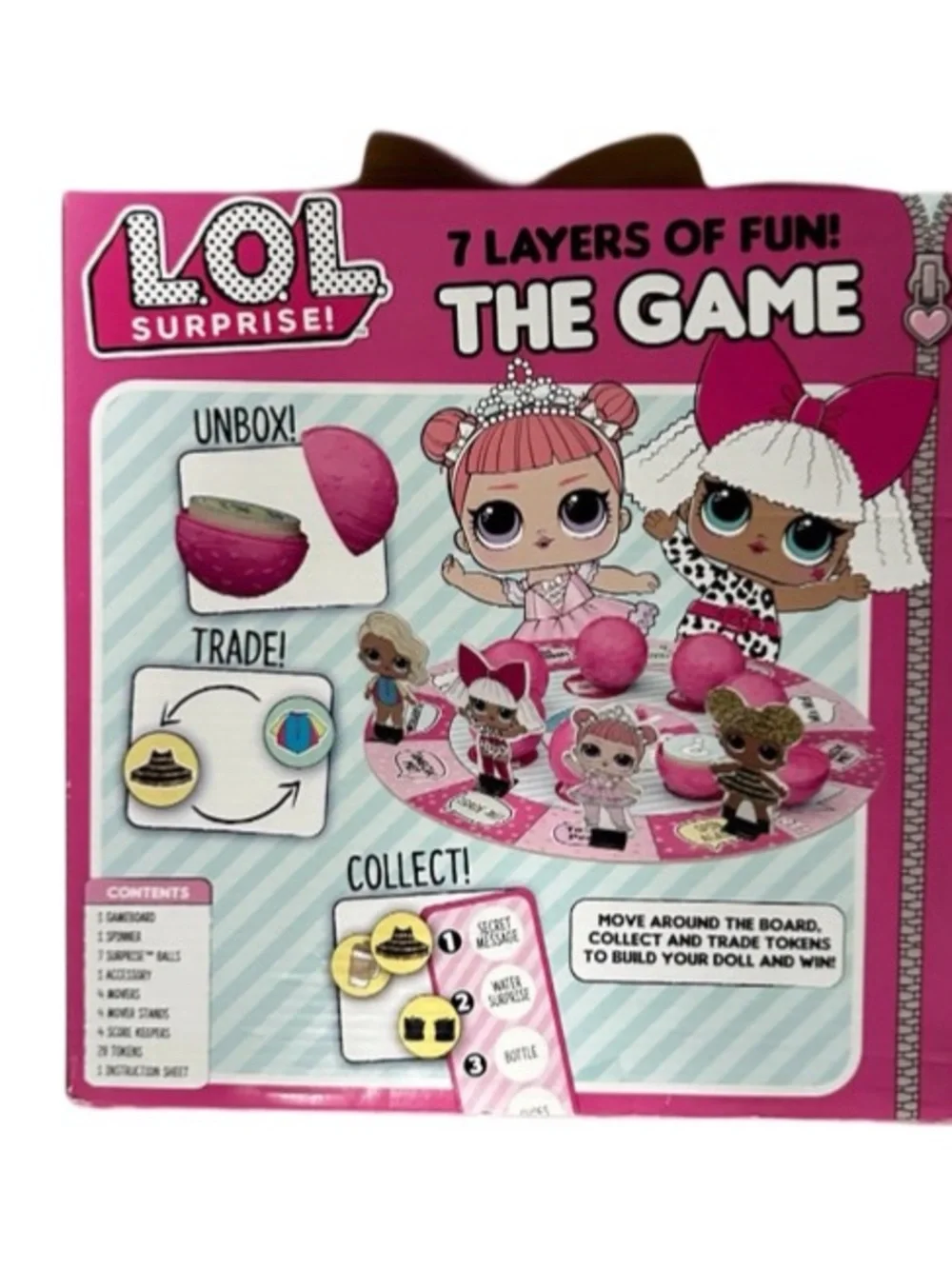 LOL Surprise 7 Layers of Fun The Game Board Game Ages 5+ Exclusive Accessory New